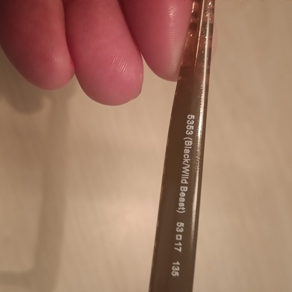 COACH HC 6082 T CE black wild Beat 53917135 is the code for Coach frames - Picture 12 of 14